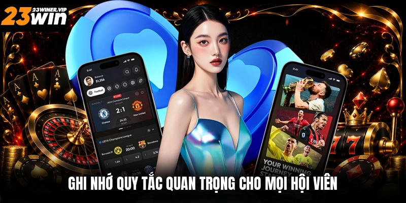 Ghi nhớ quy tắc quan trọng cho mọi hội viên