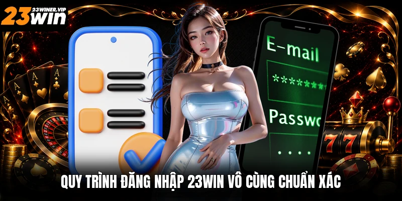 Quy trình đăng nhập 23win vô cùng chuẩn xác